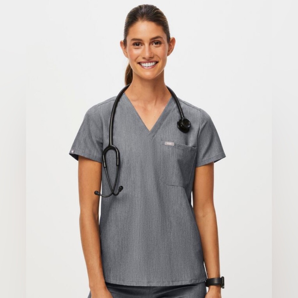 Figs Catarina scrub top Graphite gray size XXS
